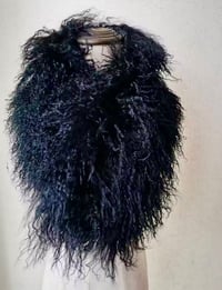 Image 1 of Mongolian Lamb Fur Scarf