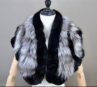 Image 1 of Elegant Rex Rabbit Fur with Fox fur
