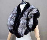 Image 2 of Elegant Rex Rabbit Fur with Fox fur
