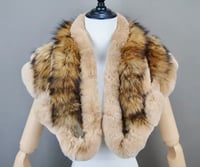 Image 3 of Elegant Rex Rabbit Fur with Fox fur