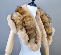 Image 4 of Elegant Rex Rabbit Fur with Fox fur
