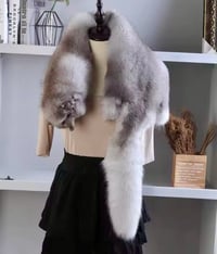 Image 1 of Full Fox Fur Scarf ( Unisex )