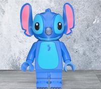 Image 2 of Stitch & Angel Big Brick Figure