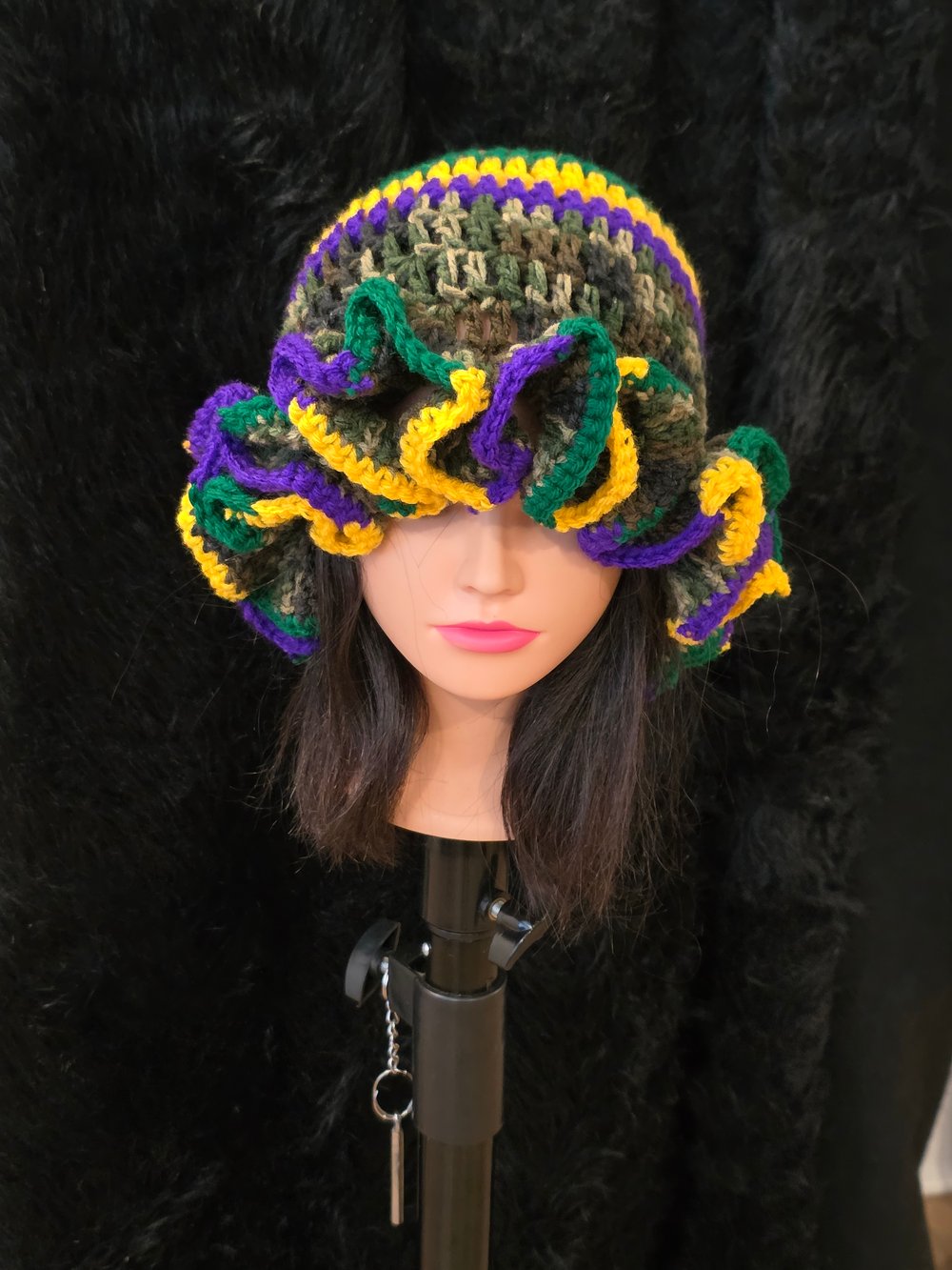 Image of Camo Mardi Gras Hat