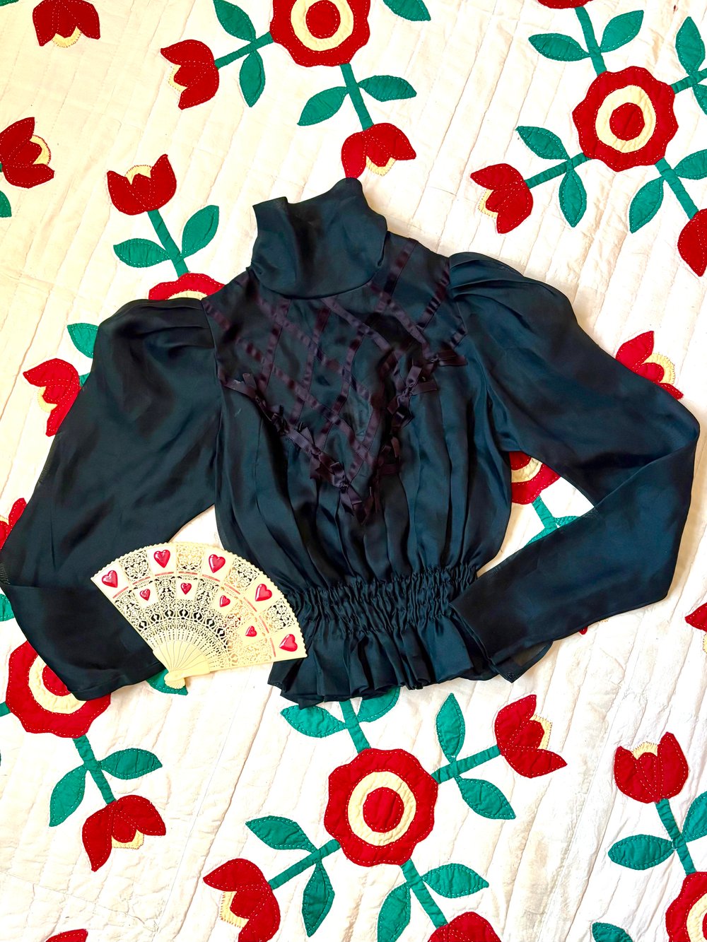 Image of 60's annacat romantic blouse