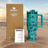 Image 1 of Stanley™️ X LILO & Stitch “TEAL GREEN” | 40 Oz. FlowState Tumbler