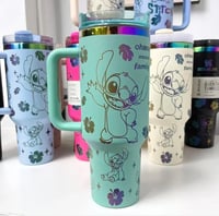 Image 3 of Stanley™️ X LILO & Stitch “TEAL GREEN” | 40 Oz. FlowState Tumbler