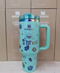 Image 2 of Stanley™️ X LILO & Stitch “TEAL GREEN” | 40 Oz. FlowState Tumbler