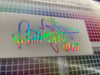 Rossi " The Doctor " Signature Sticker/Decal HOLOGRAPHIC ..NEW........