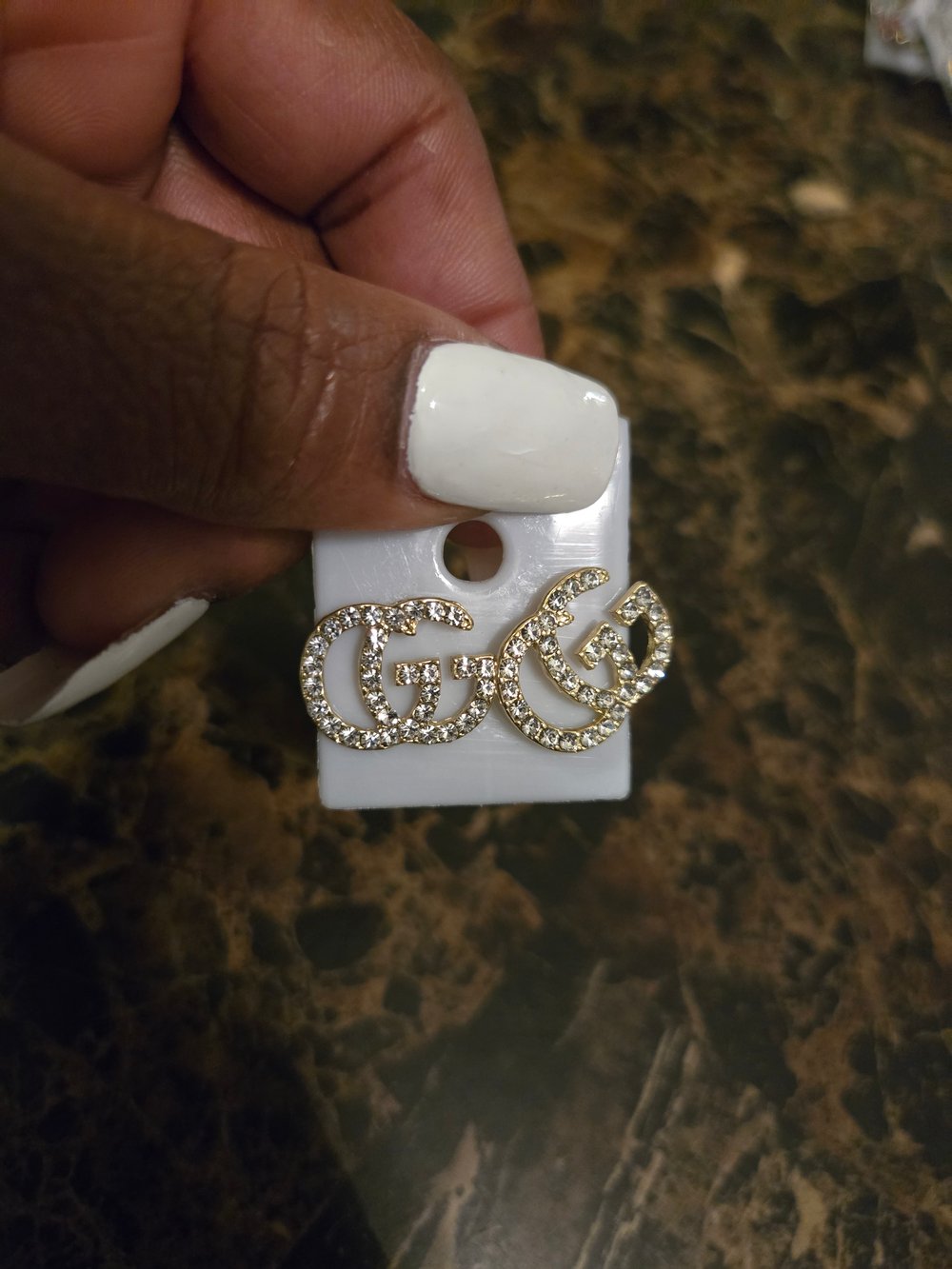 Image of Double GG Earrings (Regular Gold)