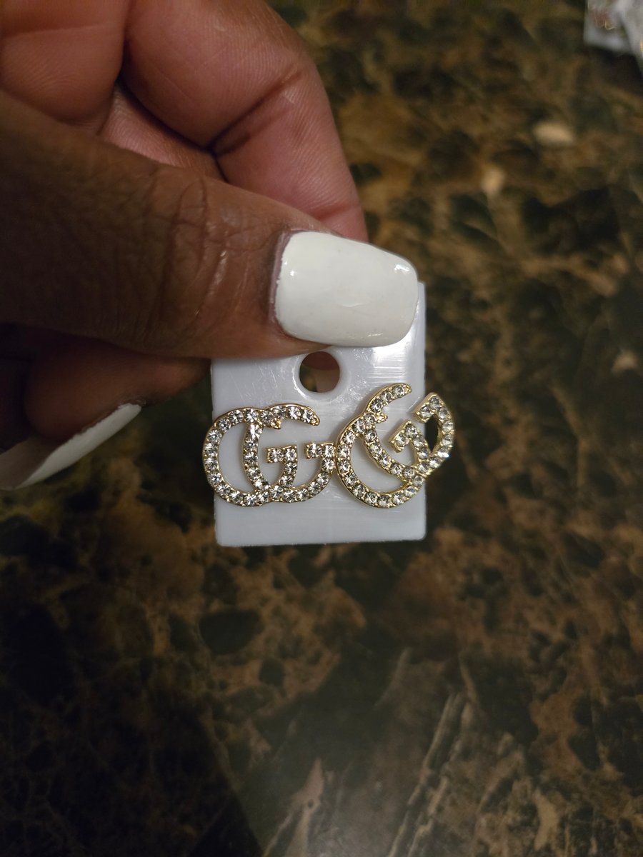 Image of Double GG Earrings (Regular Gold)