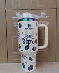 Image 2 of Stanley™️ X LILO & Stitch “WHITE CREAM” | 40 Oz. FlowState Tumbler