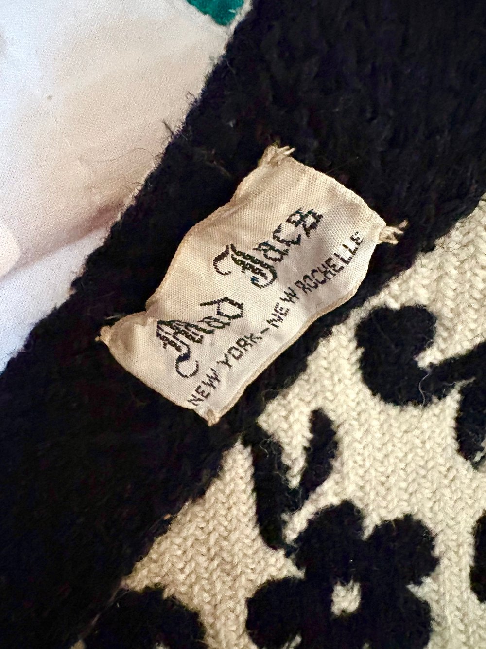Image of 60's cherub tapestry coat with fringe