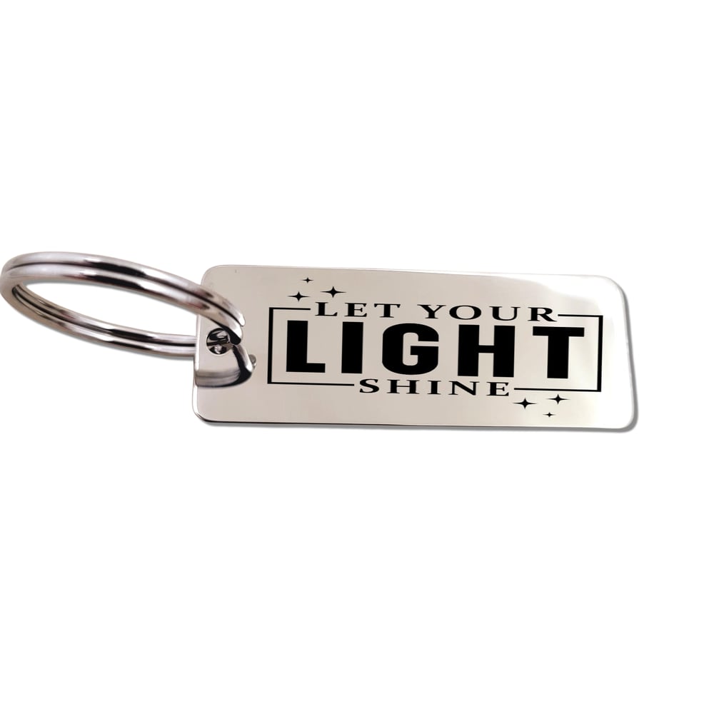 Image of Christian Keychains - Let Your Light Shine." Inspired by Matthew 5:16