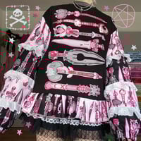 Image 1 of Love Thy Weapon Sweater (made 2 order)