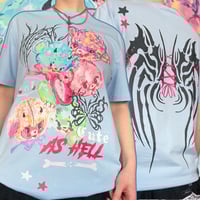 Image 1 of Cute As Hell T-shirt (made 2 order)