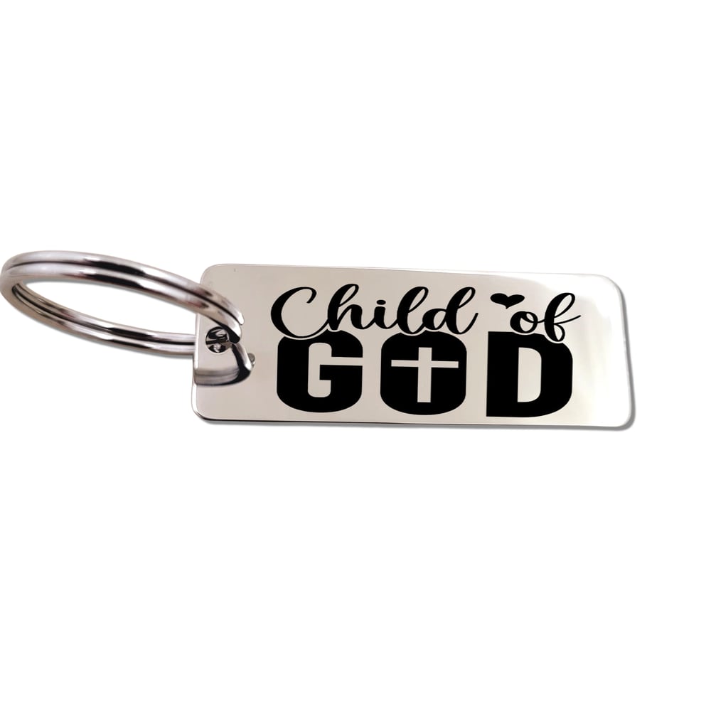 Image of God’s unconditional love Christian Gift- Child of God keychains.