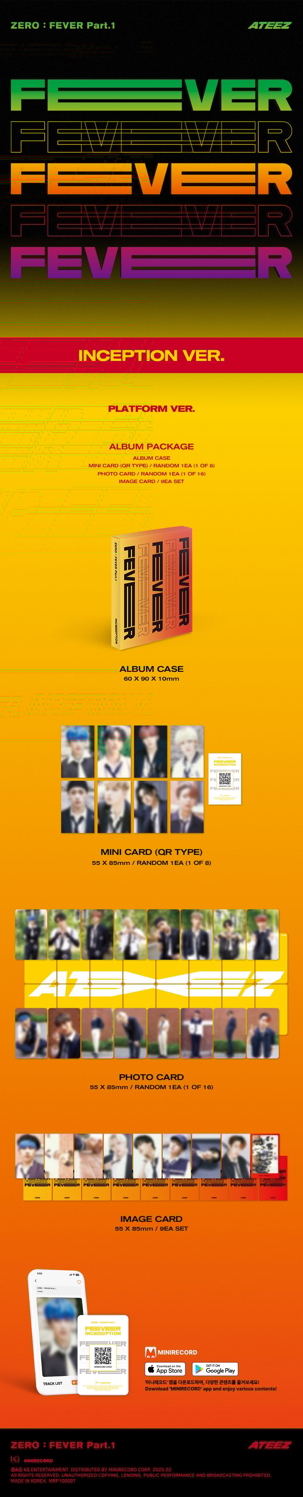 Image of ATEEZ ZERO : FEVER Part 1 (Platform Ver.)