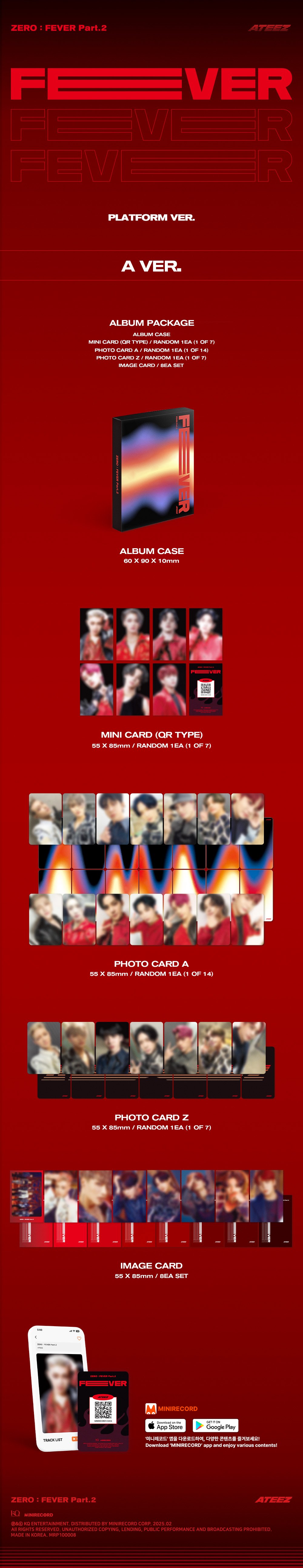Image of ATEEZ ZERO : FEVER Part.2 (Platform Ver.)