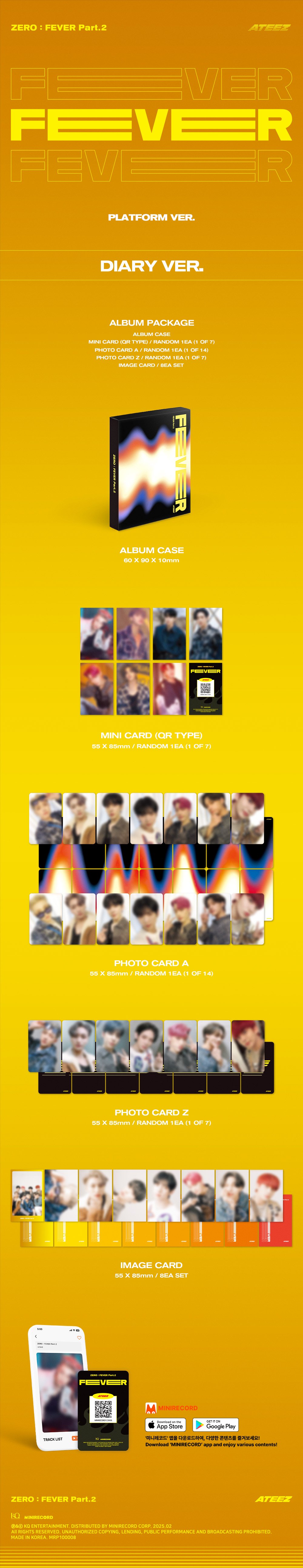 Image of ATEEZ ZERO : FEVER Part.2 (Platform Ver.)
