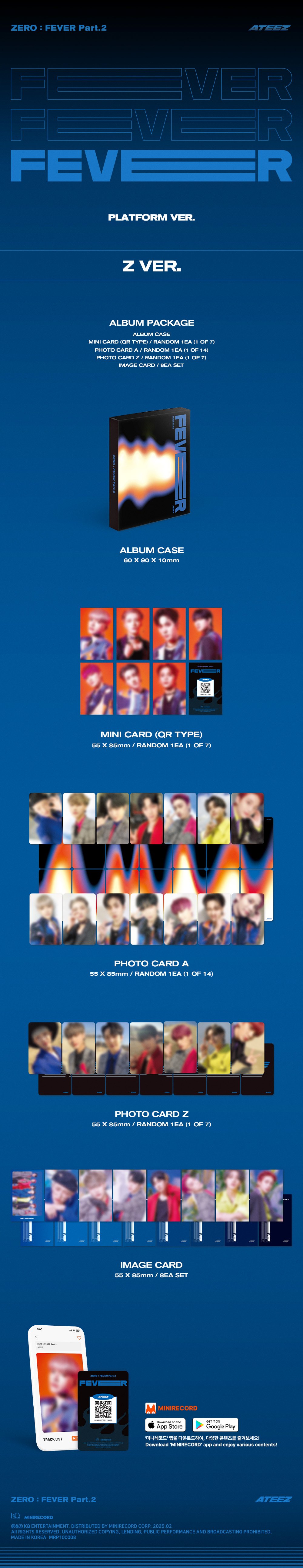 Image of ATEEZ ZERO : FEVER Part.2 (Platform Ver.)
