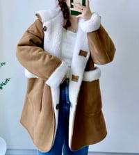 Image 3 of 100% Wool Coat;  Double sided