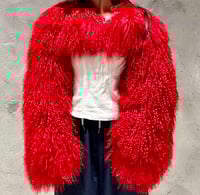 Image 1 of Elegant Mongolian Sheep Fur Crop Top