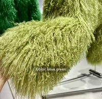 Image 5 of Elegant Mongolian Sheep Fur Crop Top