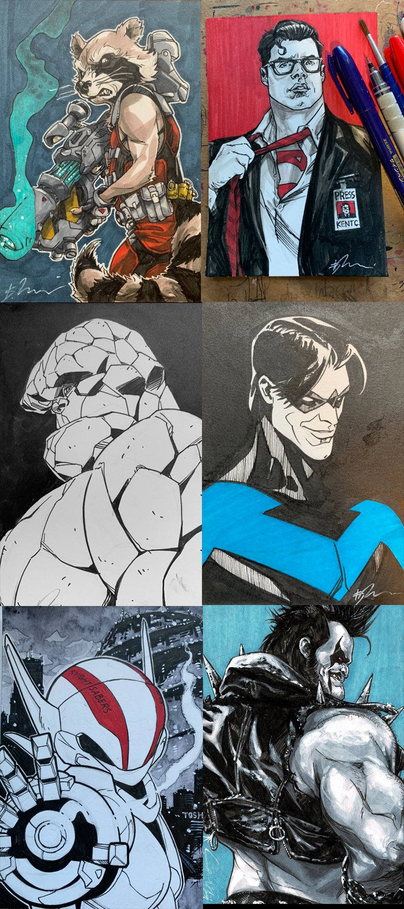 Image of Custom Warmup Card Commission