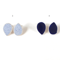 Image 2 of Boucles d'Oreilles Gouttes en Céramique 