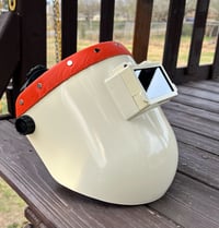 Image 1 of Orange Leather Sugar Scoop