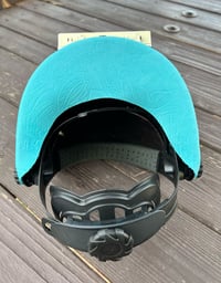 Image 3 of Aqua Teal Floral Sugar Scoop