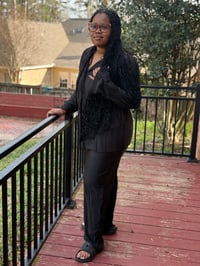 Image 1 of Two Piece Wide Leg Pant Set