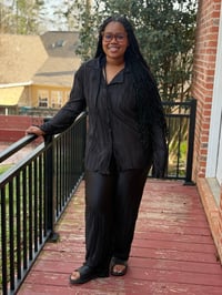 Image 2 of Two Piece Wide Leg Pant Set