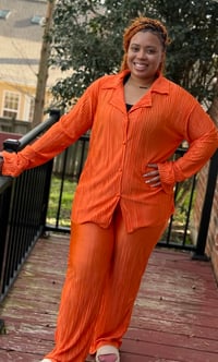 Image 4 of Two Piece Wide Leg Pant Set