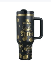 Image 1 of Stanley™️ X LILO & Stitch “BLACK/GOLD” | 40 Oz. FlowState Tumbler