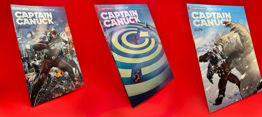 Image of CAPTAIN CANUCK Graphic Novel Bundle, Seasons 1-3, SIGNED