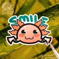 Image 1 of Kawaii Axolotl Vinyl Sticker | Witty Statement Stickers by Danro