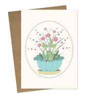 Image 1 of Greeting Card - Simply Bella's Bursting Out on Bamboo Paper