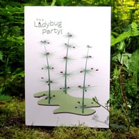 Image 2 of Greeting Card - Simply Bella's Ladybug Party on Bamboo Paper