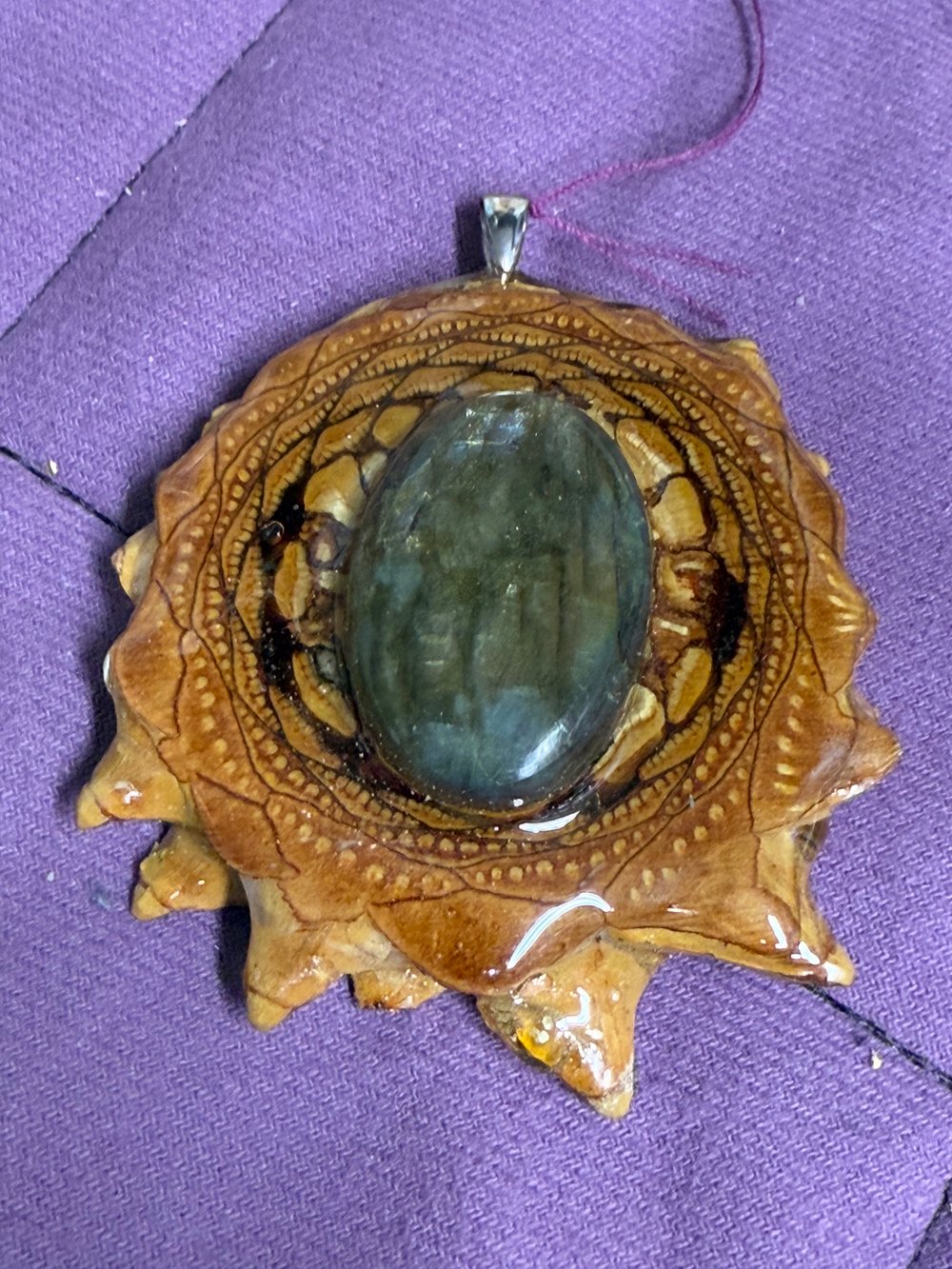Image of Labradorite Charm | Handmade PNW Jewelry | #135