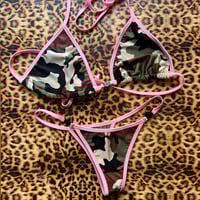 Image 1 of ଘ(੭*ˊᵕˋ)੭* ੈ♡‧₊ medium t-back g bottoms & large regular cup