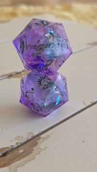 Image 1 of Put the stars to shame - gale / baldurs gate 3 inspired chonk d20