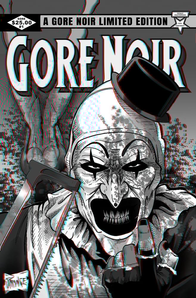 Image of 3D Terrifier Xtra Bloody Gore Comic Size