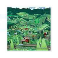 Image 1 of Art Print - Ribbon Roads