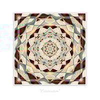 Poster - Mandala Spirit Square - Celebration