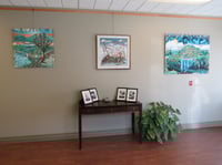 Image 2 of Art Print - Hummingbird Queen Spirit Square