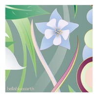 Image 2 of Art Print - Spring Peace Lilies Spirit Square