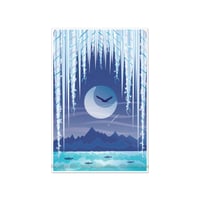 Art Print - Icicle Moon