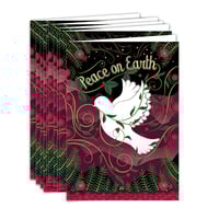 Image 1 of Holiday Cards on Bamboo Paper  - Box of 6, Peace on Earth